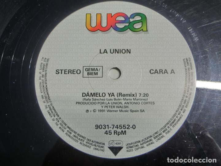 Discos de vinilo: LA UNION - DAMELO YA - Foto 3