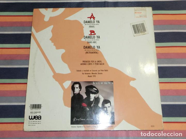 Discos de vinilo: LA UNION - DAMELO YA - Foto 2