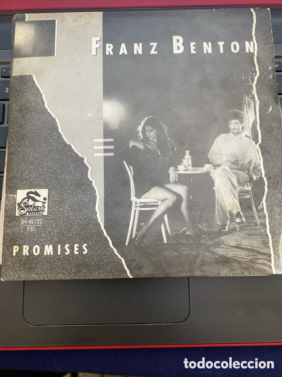 Discos de vinilo: FRANZ BENTON - PROMISES + SAME OLD PEOPLE SINGLE SPAIN - Foto 1