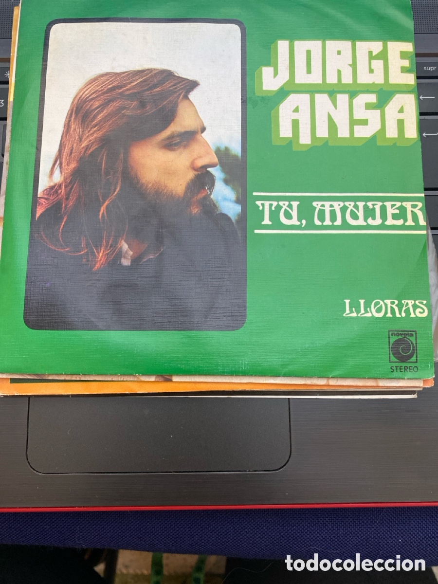 Discos de vinilo: JORGE ANSA - TU MUJER + LLORAS SINGLE SPAIN 1978 - Foto 1
