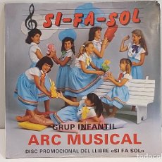 Discos de vinilo: SI-FA-SOL GRUP INFANTIL / ARC MUSICAL-LA PRUNERA / SINGLE PROMO-1985 / PRECINTADO