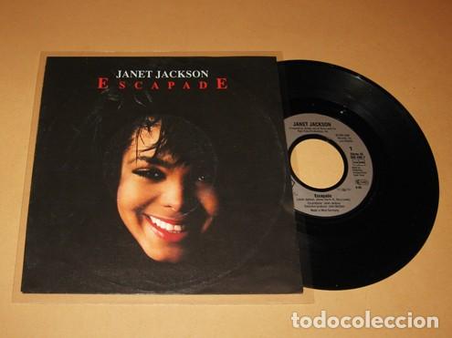 Discos de vinilo: JANET JACKSON - ESCAPADE - SINGLE - 1989 - TEMAZO DANCING - Foto 1