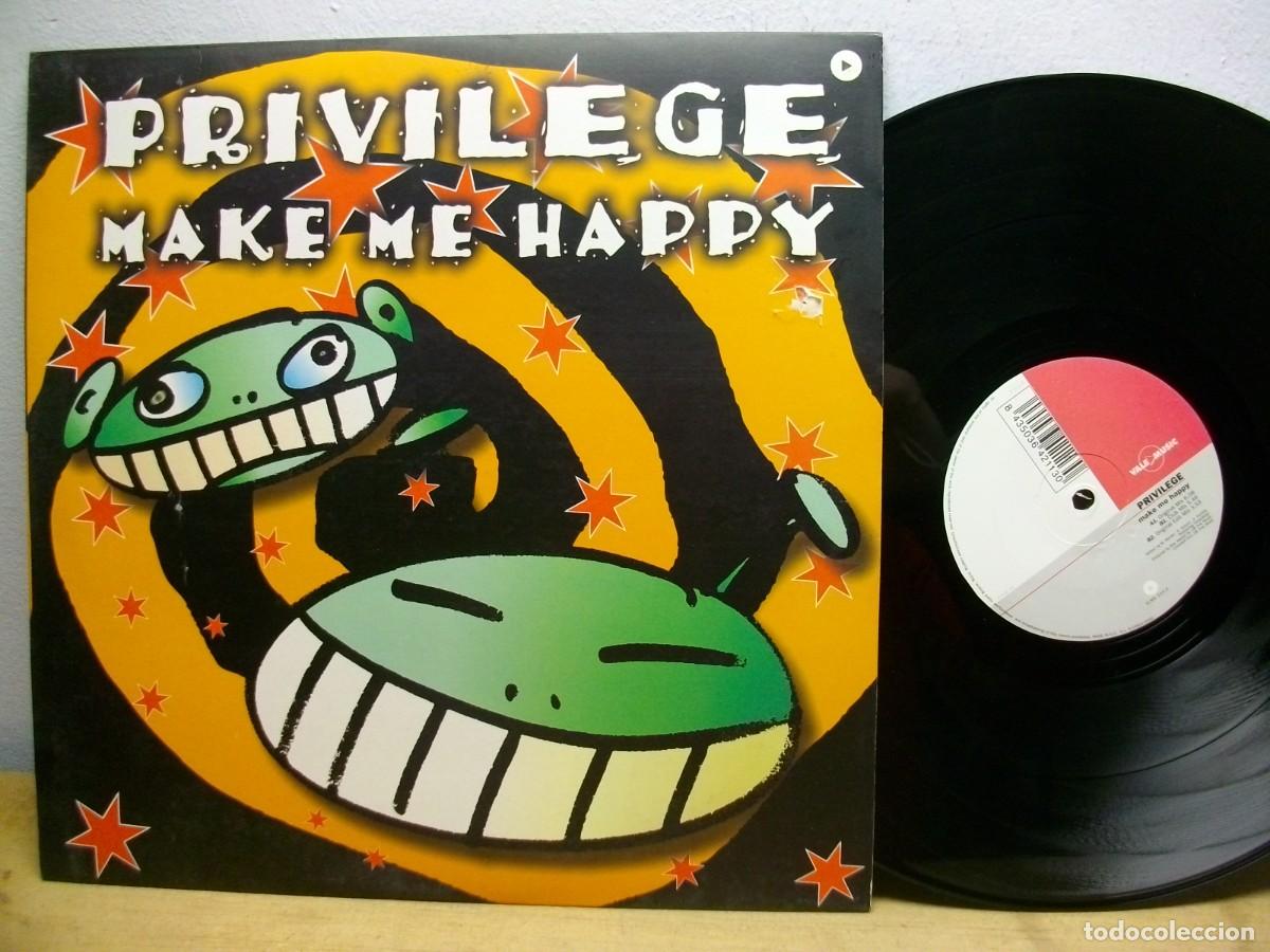 Discos de vinilo: Privilege &ndash; Make Me Happy 12&rdquo; MAXI - Foto 1