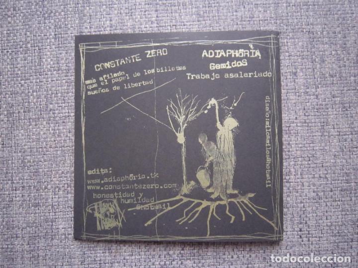 Discos de vinilo: EP - SPLIT - SCREAMO - EMOCORE - ADIAPHORIA Y CONSTANTE ZERO - Foto 2