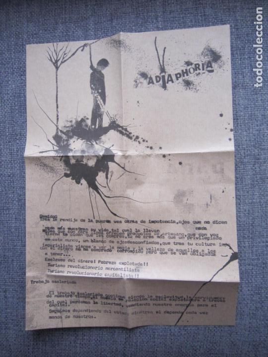 Discos de vinilo: EP - SPLIT - SCREAMO - EMOCORE - ADIAPHORIA Y CONSTANTE ZERO - Foto 3