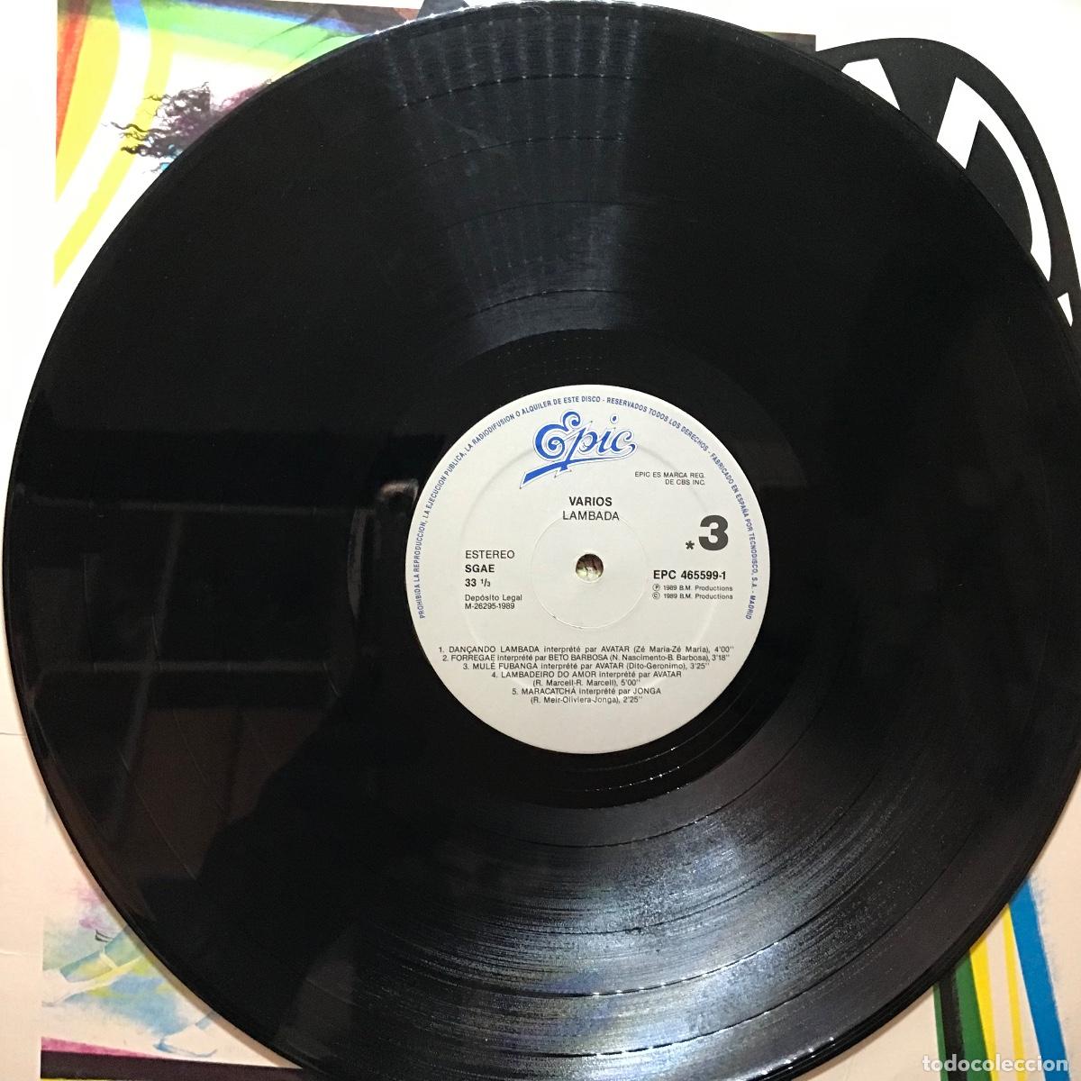 Discos de vinilo: Various ● Lambada ● 2 x Vinyl, LP, Compilation, Gatefold cover SPAIN 1989 - Foto 13
