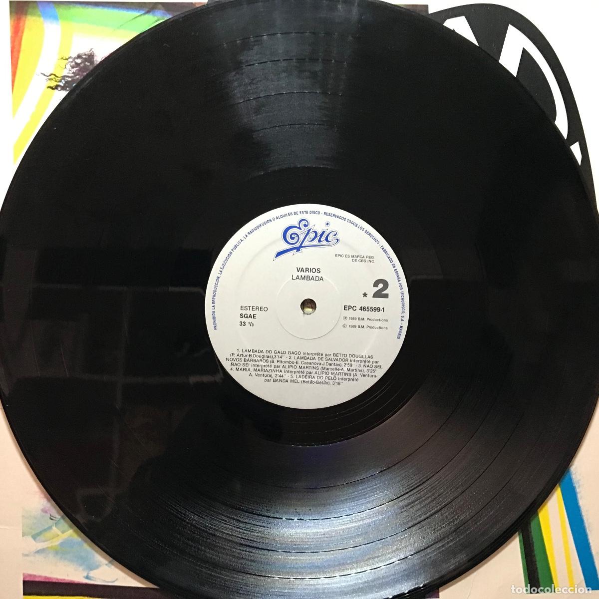 Discos de vinilo: Various ● Lambada ● 2 x Vinyl, LP, Compilation, Gatefold cover SPAIN 1989 - Foto 19