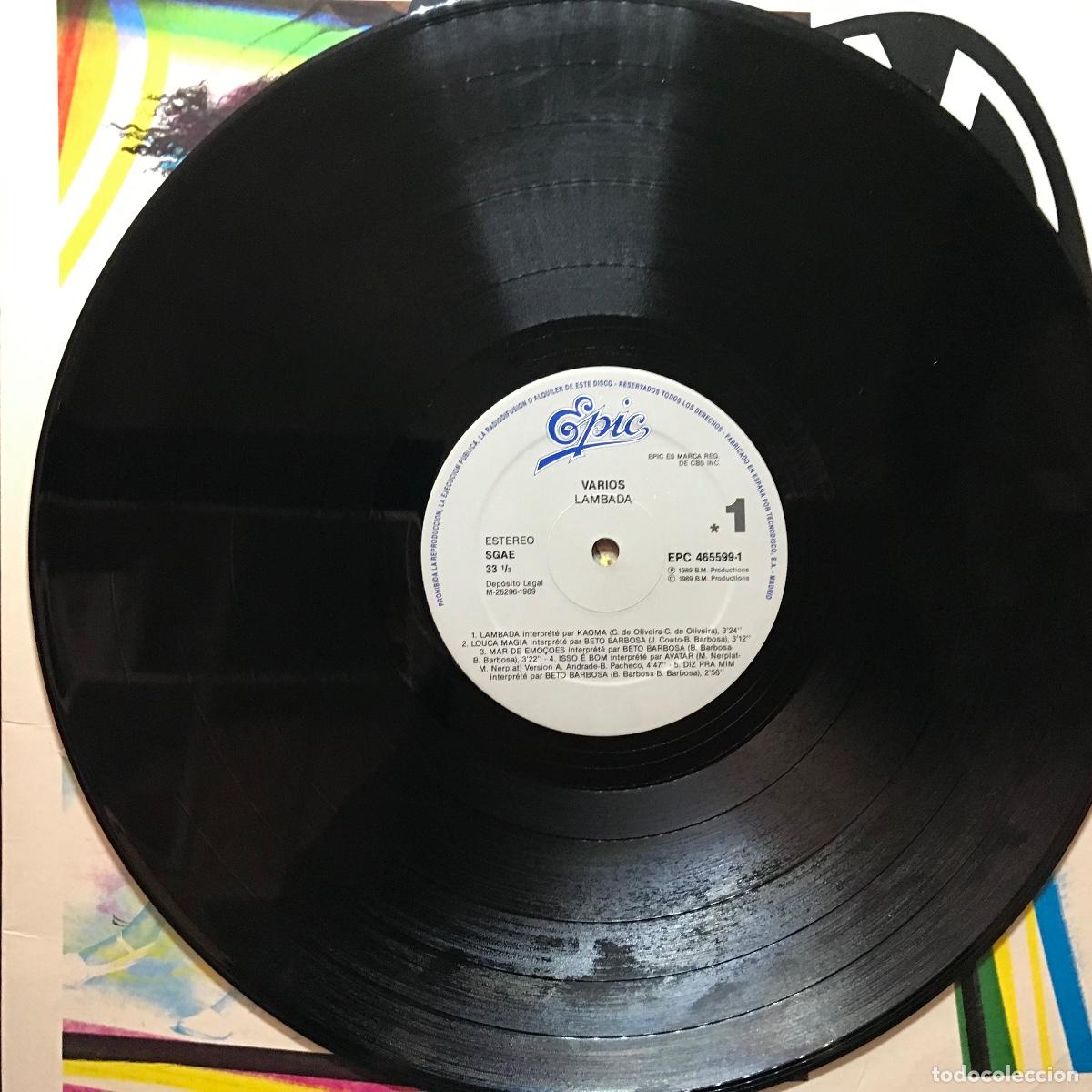 Discos de vinilo: Various ● Lambada ● 2 x Vinyl, LP, Compilation, Gatefold cover SPAIN 1989 - Foto 24