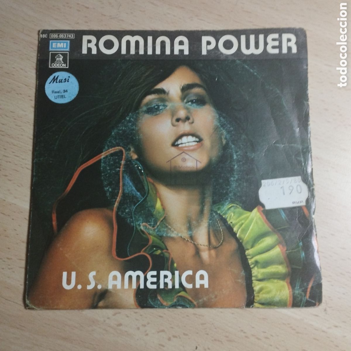 Discos de vinilo: Single 7&rdquo; Romina Power 1980 U.S. Am&eacute;rica. + Who?.