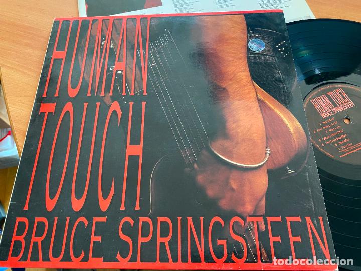 Discos de vinilo: BRUCE SPRINGSTEEN (HUMAN TOUCH) LP ESPA&Ntilde;A 1992 (B-44) - Foto 3