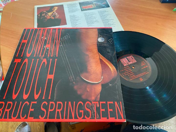 Discos de vinilo: BRUCE SPRINGSTEEN (HUMAN TOUCH) LP ESPA&Ntilde;A 1992 (B-44) - Foto 1