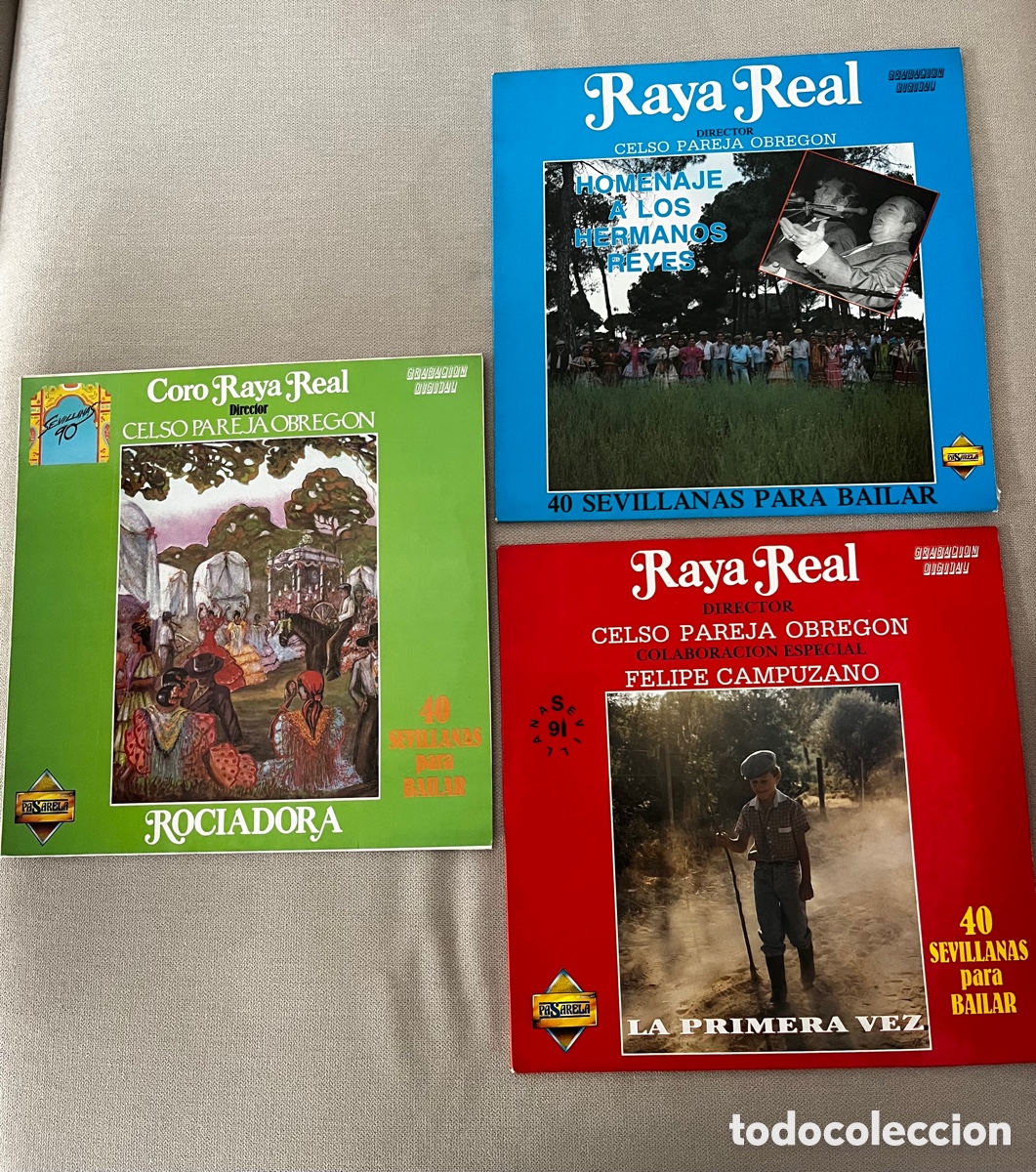 Discos de vinilo: 3 vinilo . Raya Real - Foto 1