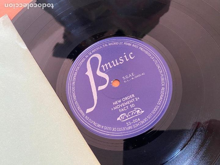 Discos de vinilo: NEW ORDER (FACT 50) LP ESPA&Ntilde;A 1982 (B-44) - Foto 2