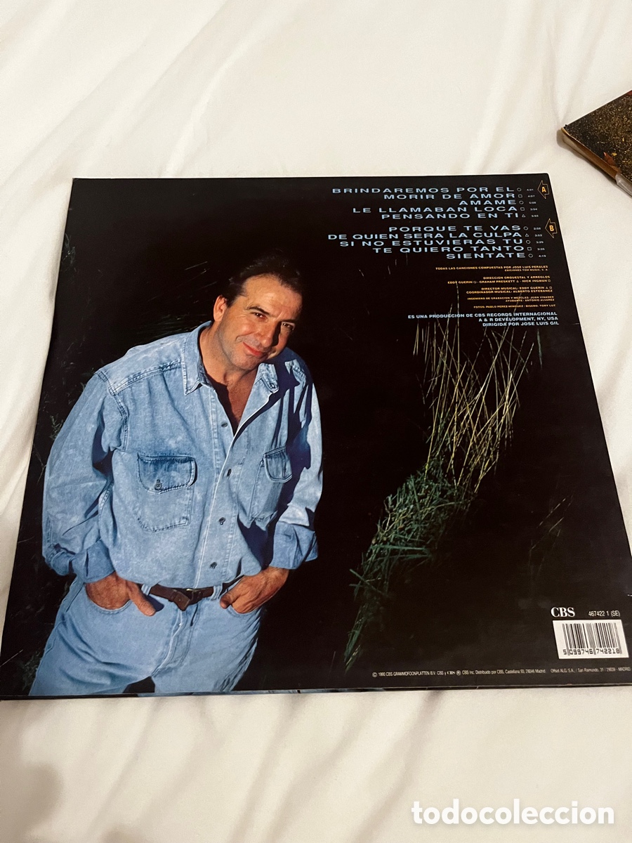 Discos de vinilo: Jos&eacute; Luis Perales a mis amigos. LP 1990 - Foto 2