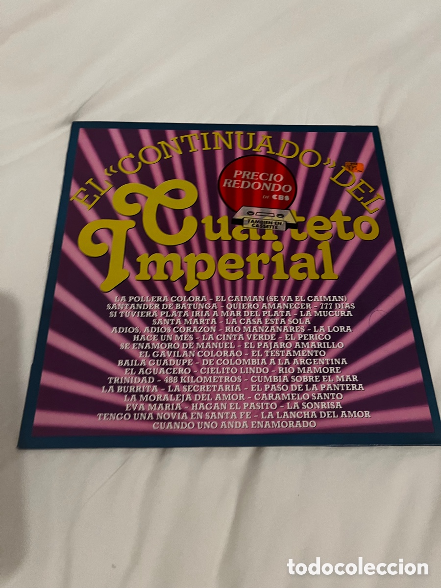 Discos de vinilo: El &ldquo;continuado&rdquo; del Cuarteto Imperial. 1978. VINILO - Foto 1