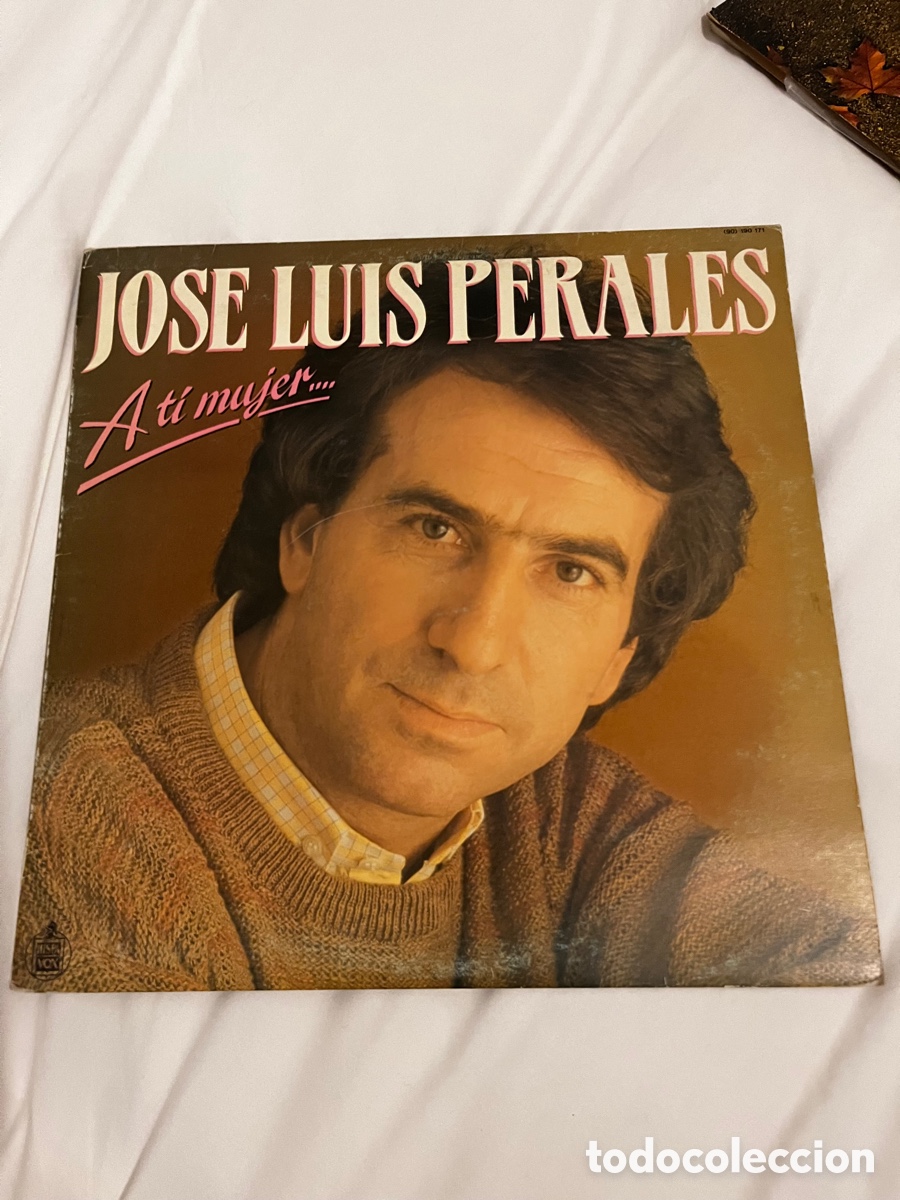 Discos de vinilo: Jos&eacute; Luis Perales. A ti mujer. LP 1985 - Foto 1