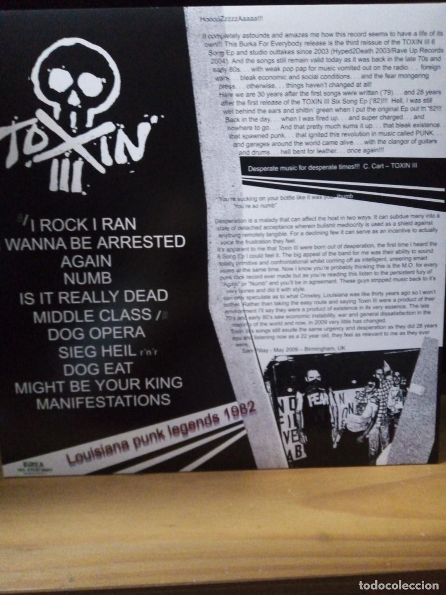 Discos de vinilo: Toxin III, I Rock I Ran (Again) 2009 - Foto 2