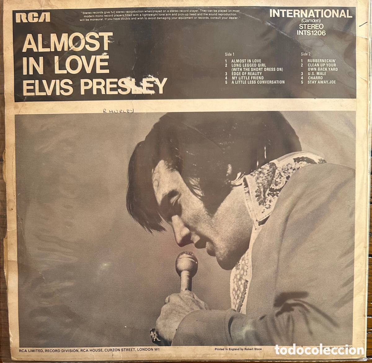 Discos de vinilo: Elvis Presley. UK, 1970 - Foto 2