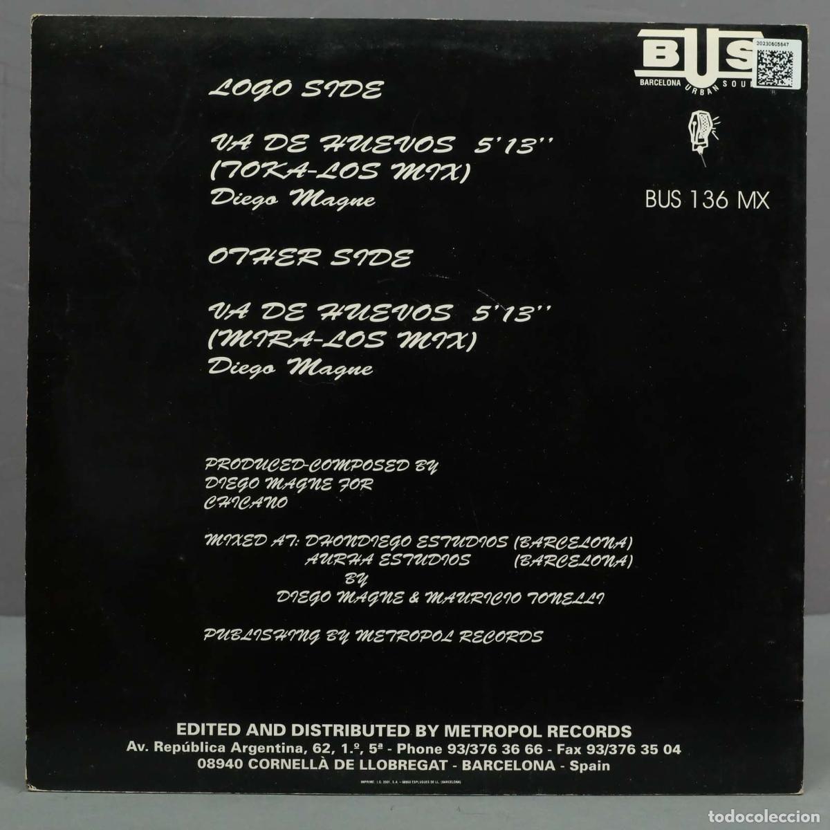 Discos de vinilo: LP. Chicano &ndash; Va De Huevos - Foto 2