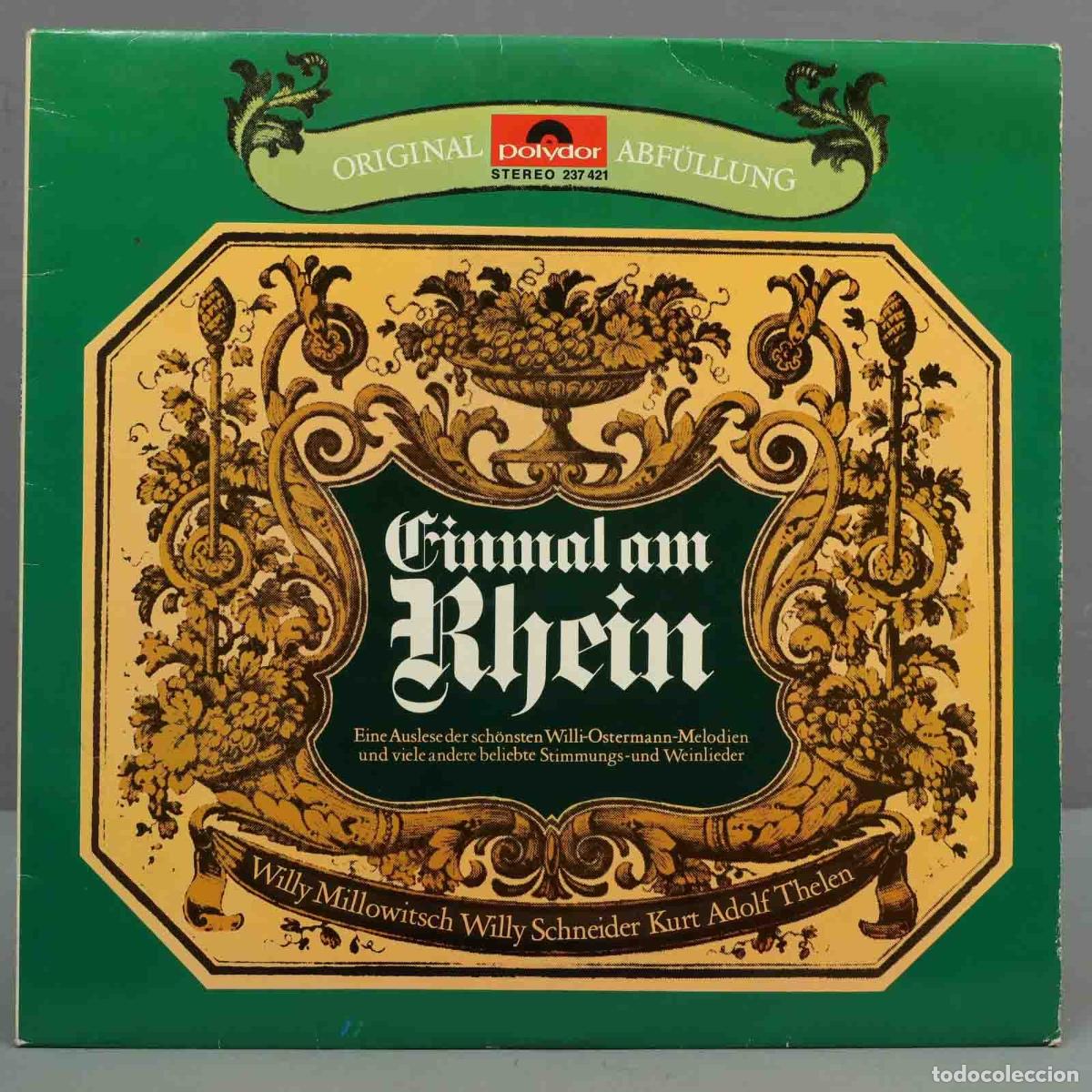 Discos de vinilo: LP. Einmal Am Rhein - Foto 1