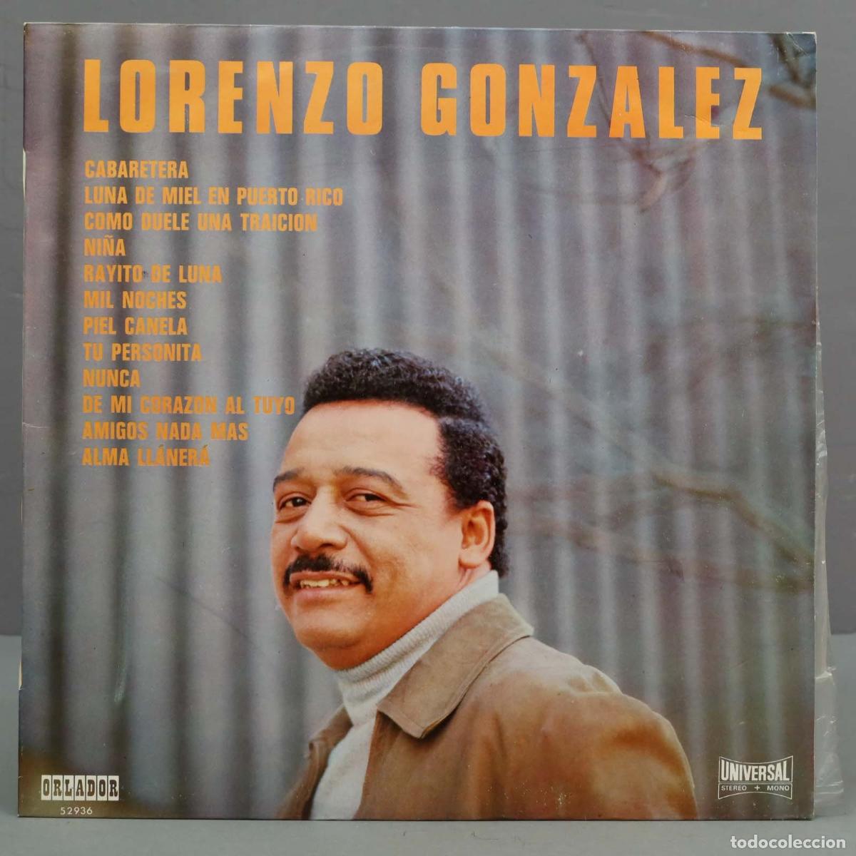 Disques de vinyle: LP. Lorenzo Gonzalez