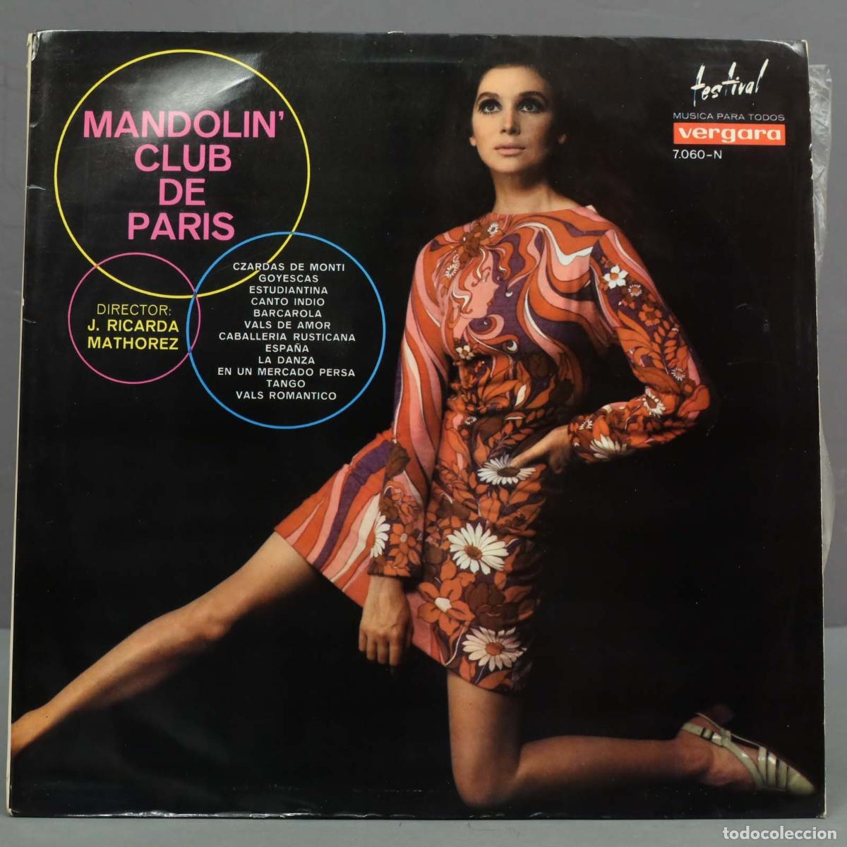 Discos de vinilo: LP. Mandolin&acute; Club De Paris - Foto 1