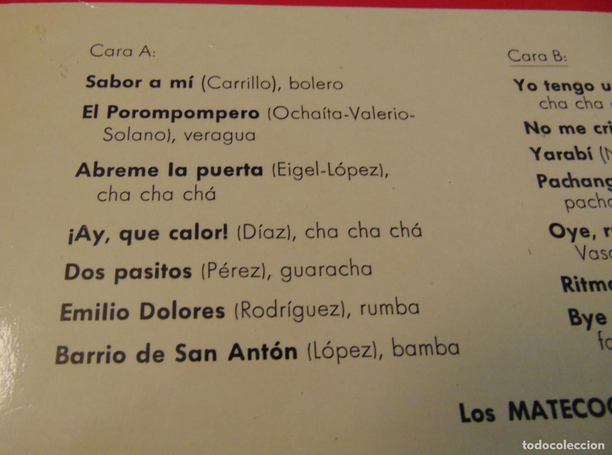 Discos de vinilo: LOS MATECOCO - AY QUE CALOR - LP 1967 - Foto 4