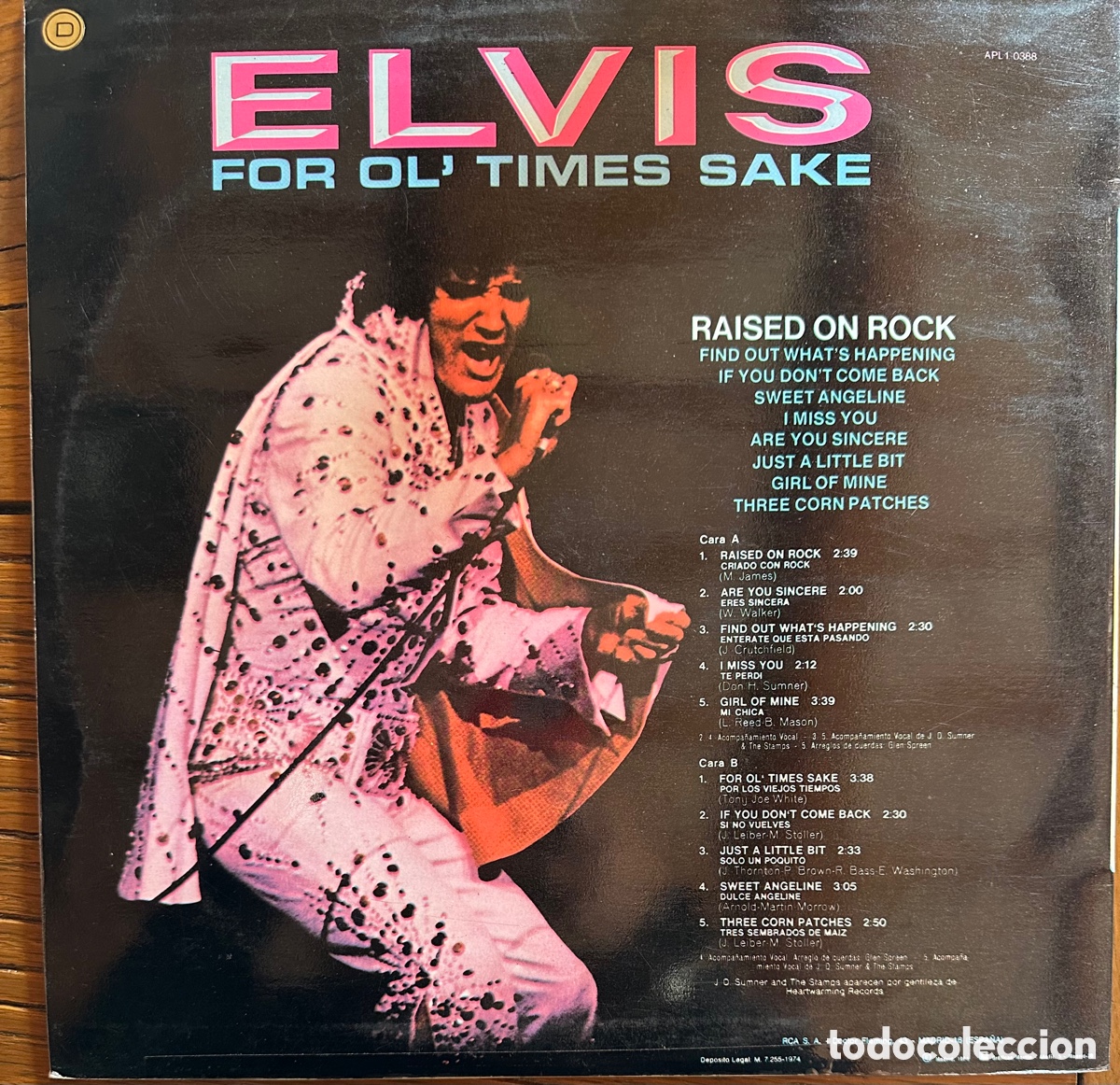 Discos de vinilo: Elvis Presley. Espa&ntilde;a, 1974 - Foto 2