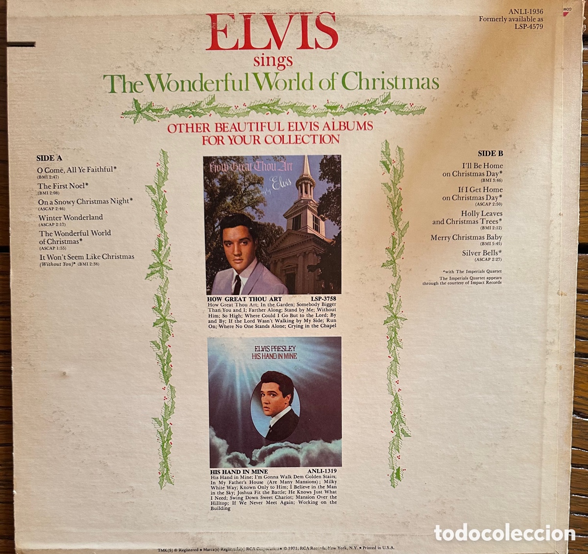 Discos de vinilo: Elvis Presley. USA, 1975 - Foto 2