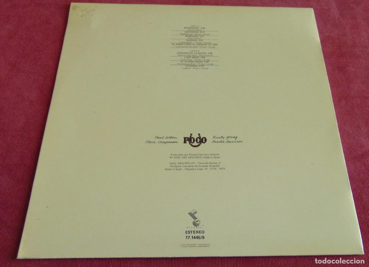 Discos de vinilo: POCO - LP - LEYENDA - 1979 - FUNDA INTERIOR CON LAS LETRAS - - Foto 3