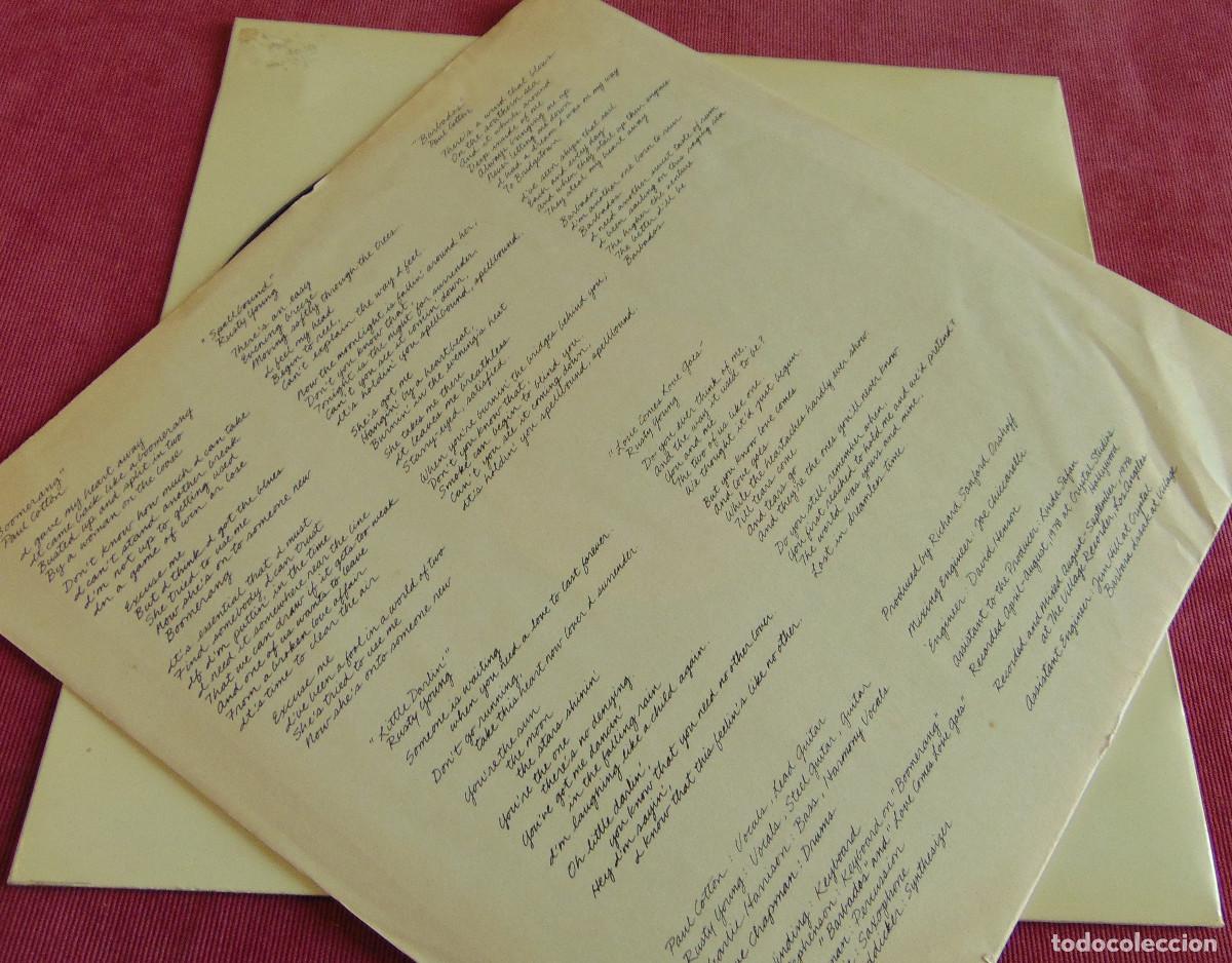 Discos de vinilo: POCO - LP - LEYENDA - 1979 - FUNDA INTERIOR CON LAS LETRAS - - Foto 4