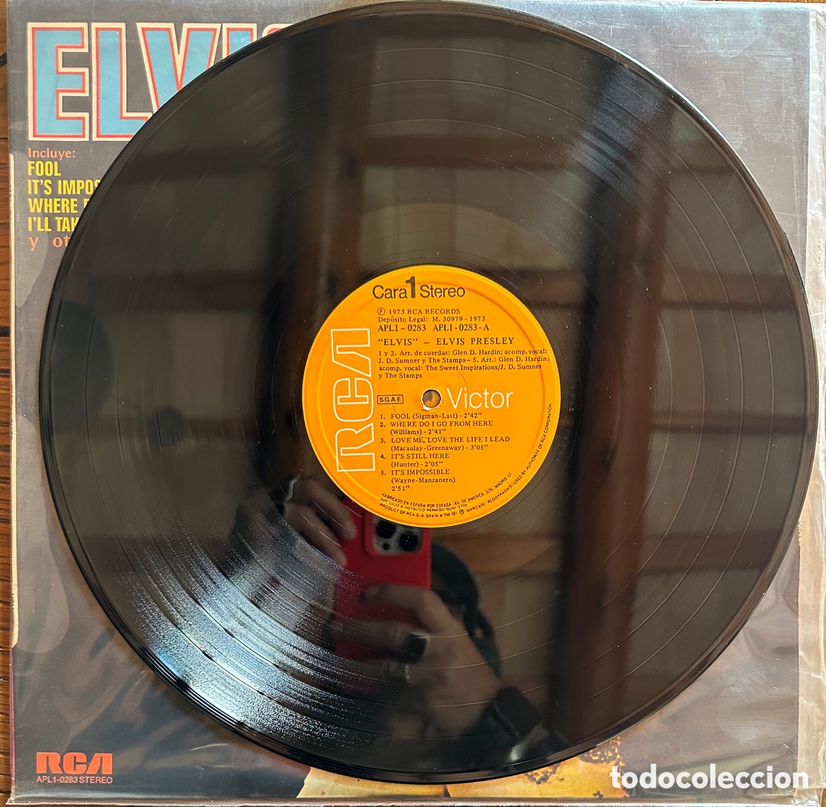 Discos de vinilo: Elvis Presley. Espa&ntilde;a, 1973 - Foto 3
