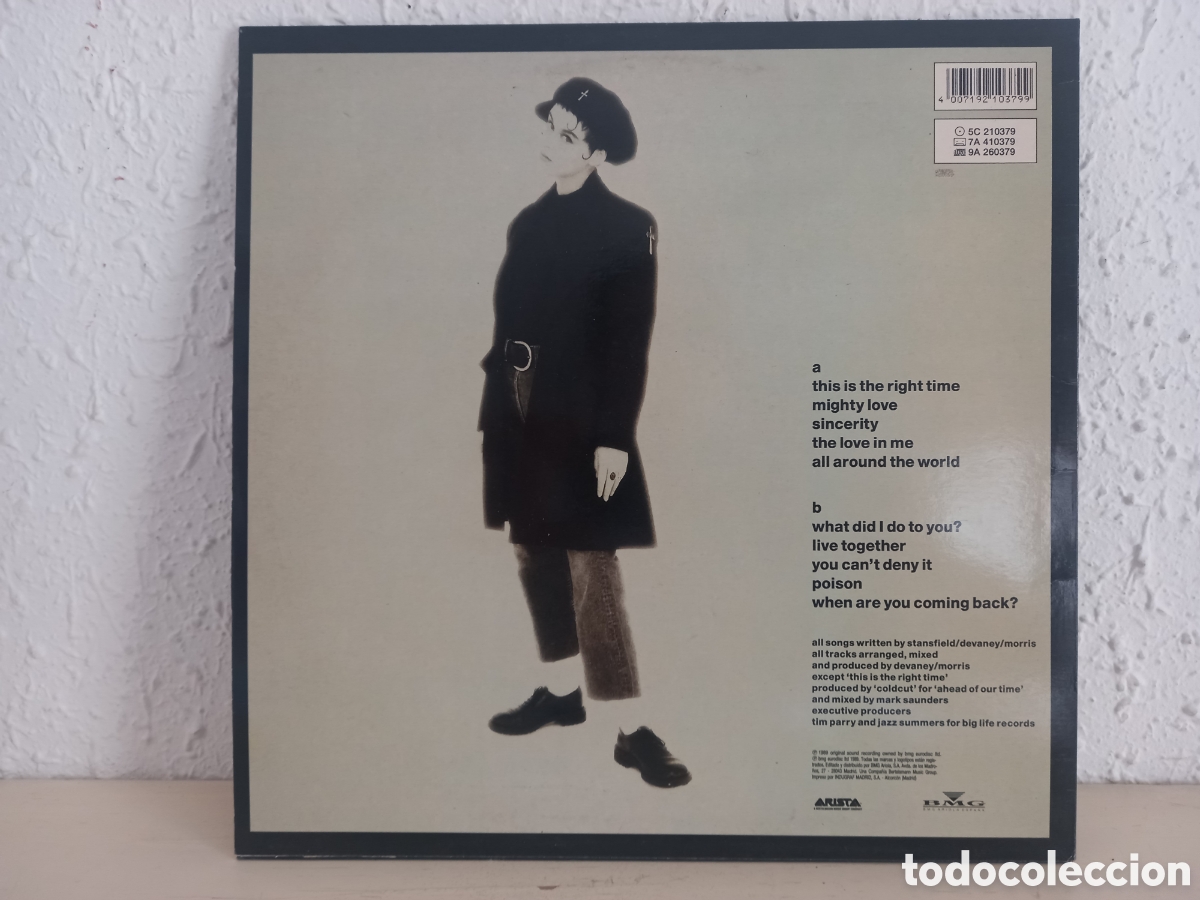 Discos de vinilo: LISA STANSFIELD. LP Affection..Spain 1989 - Foto 2