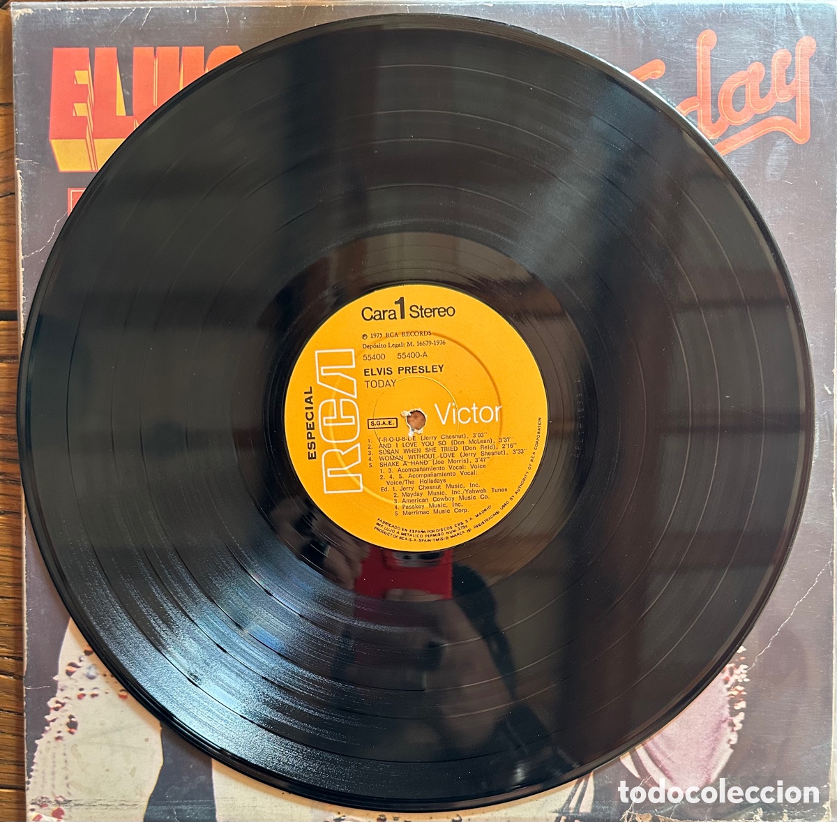Discos de vinilo: Elvis Presley. Espa&ntilde;a, 1976 - Foto 3
