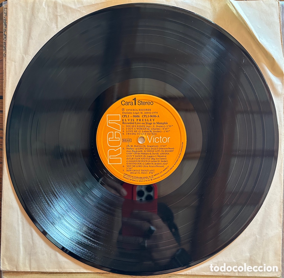 Discos de vinilo: Elvis Presley. Espa&ntilde;a, 1974 - Foto 3