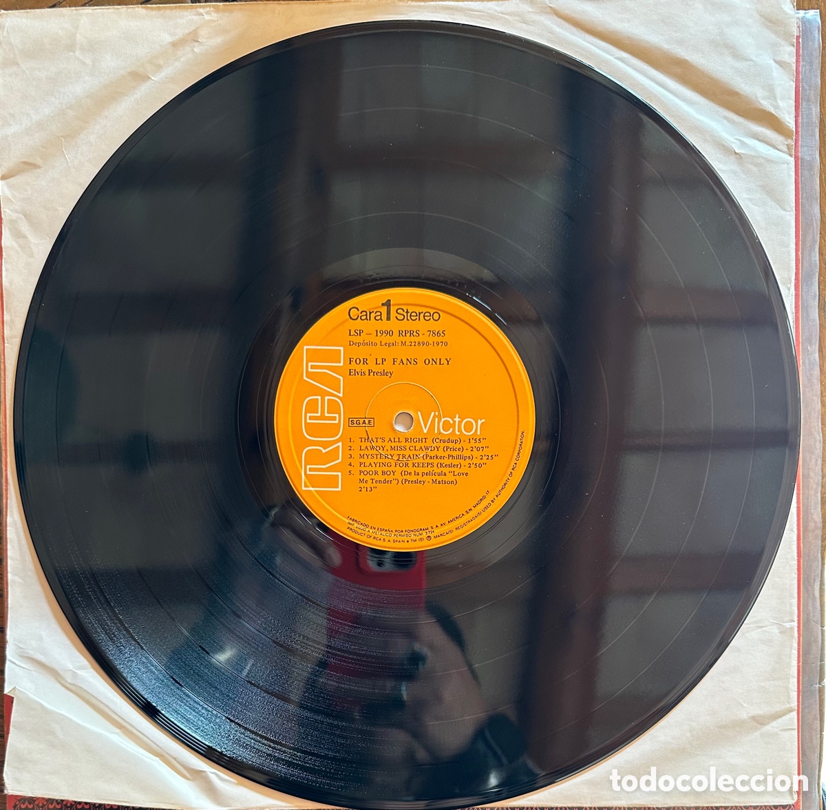 Discos de vinilo: Elvis Presley. Espa&ntilde;a, 1970 - Foto 3