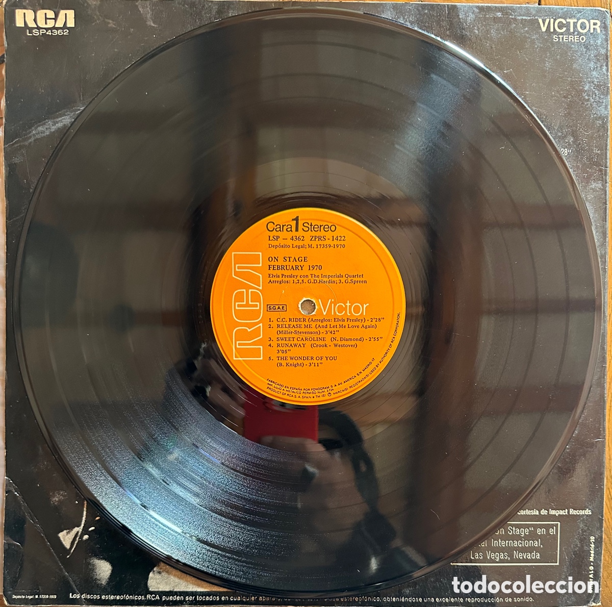 Discos de vinilo: Elvis Presley. Espa&ntilde;a, 1970 - Foto 3