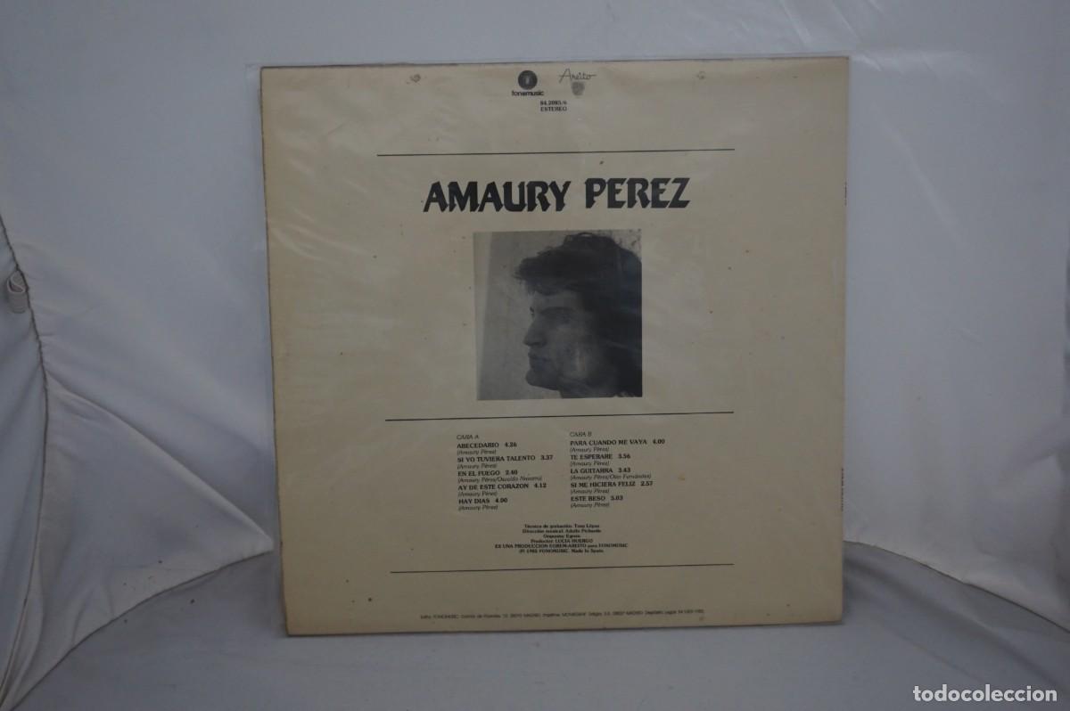 Discos de vinilo: VINILO LP - AMAURY PEREZ - ABECEDARIO - Foto 3