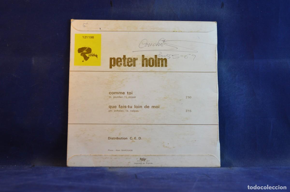 Discos de vinilo: PETER HOLM - COMME TOI - SINGLE - Foto 2