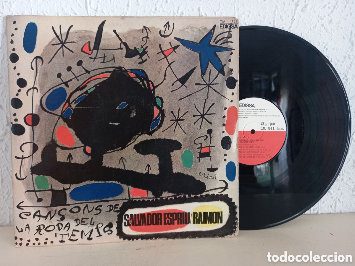 Discos de vinilo: RAIMON/ESPRIU. Can&ccedil;ons de la Roda del Mon. LP 1966 - Foto 1