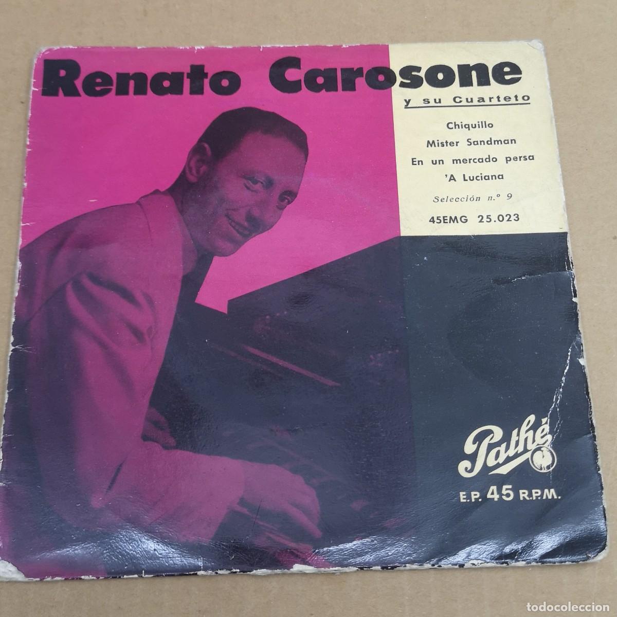 Discos de vinilo: RENATO CAROSONE Y SU CUARTETO-SELECCI&Oacute;N nro.9-SINGLE 7''-PATH&Eacute; 45EMG 25024