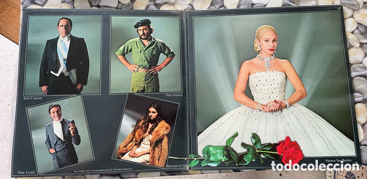 Discos de vinilo: Evita versi&oacute;n original espa&ntilde;ol 2 lp&rsquo;s - Foto 3