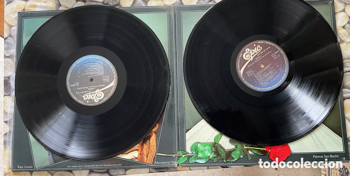 Discos de vinilo: Evita versi&oacute;n original espa&ntilde;ol 2 lp&rsquo;s - Foto 4