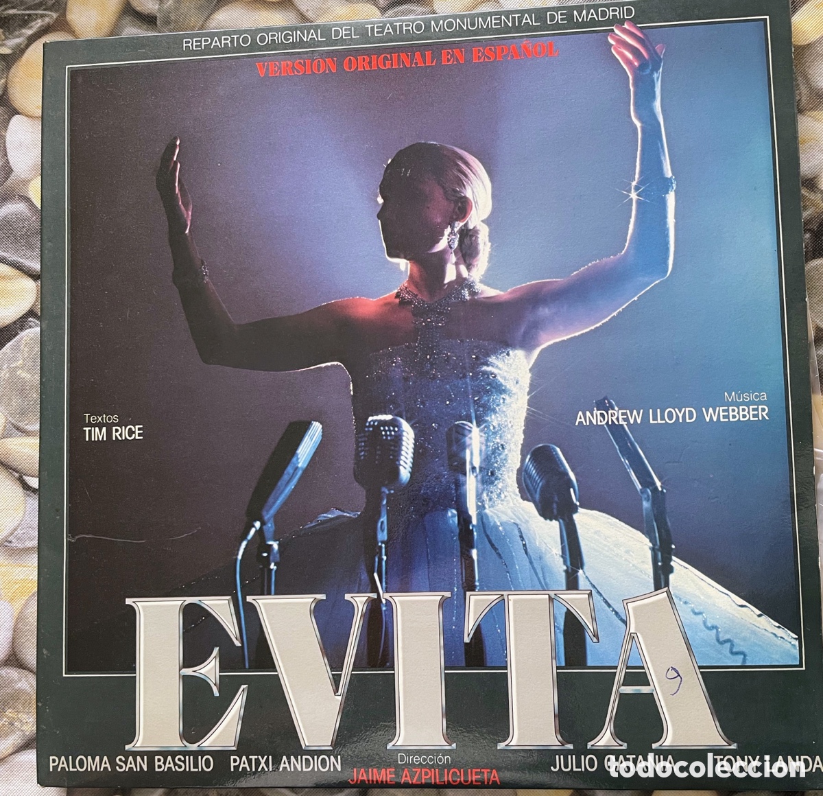 Discos de vinilo: Evita versi&oacute;n original espa&ntilde;ol 2 lp&rsquo;s - Foto 1