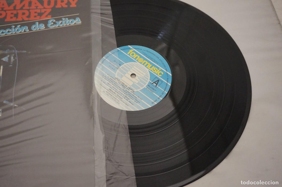 Discos de vinilo: LP - AMAURY PEREZ - SELECCION DE EXITOS - DISCO EN EXCELENTE ESTADO - Foto 2