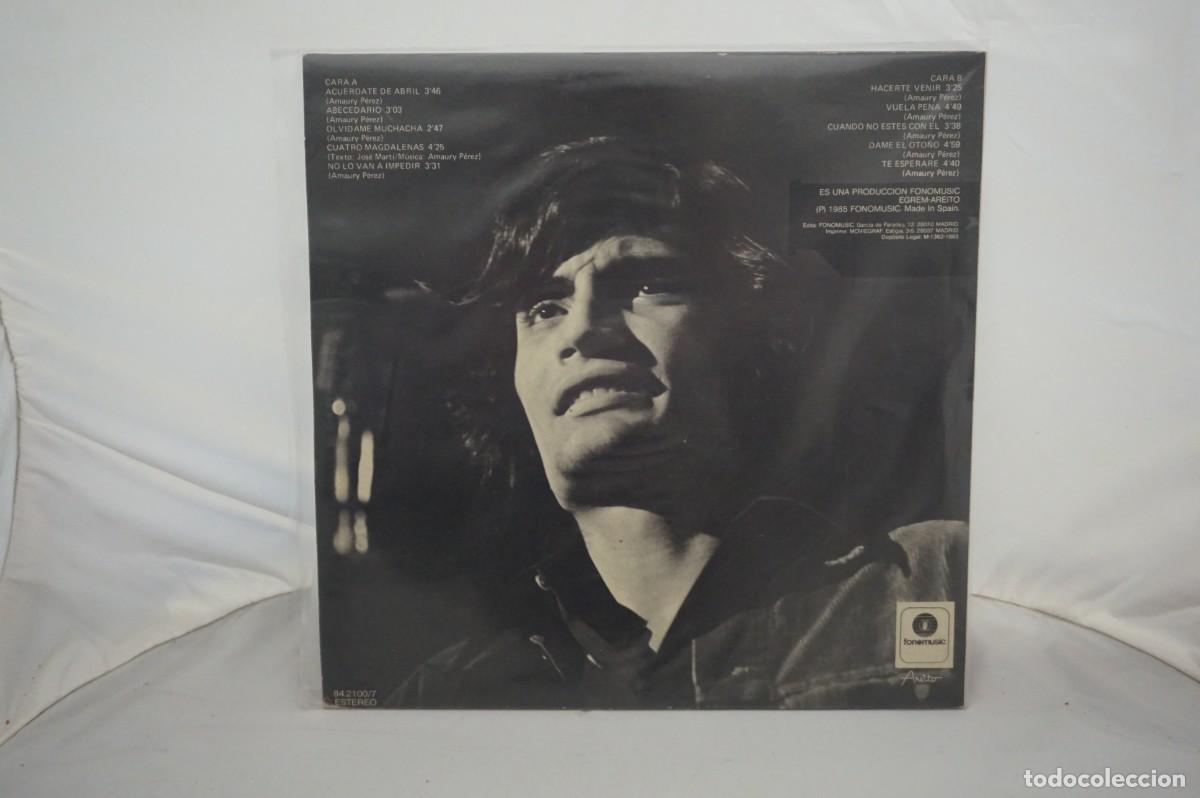 Discos de vinilo: LP - AMAURY PEREZ - SELECCION DE EXITOS - DISCO EN EXCELENTE ESTADO - Foto 3