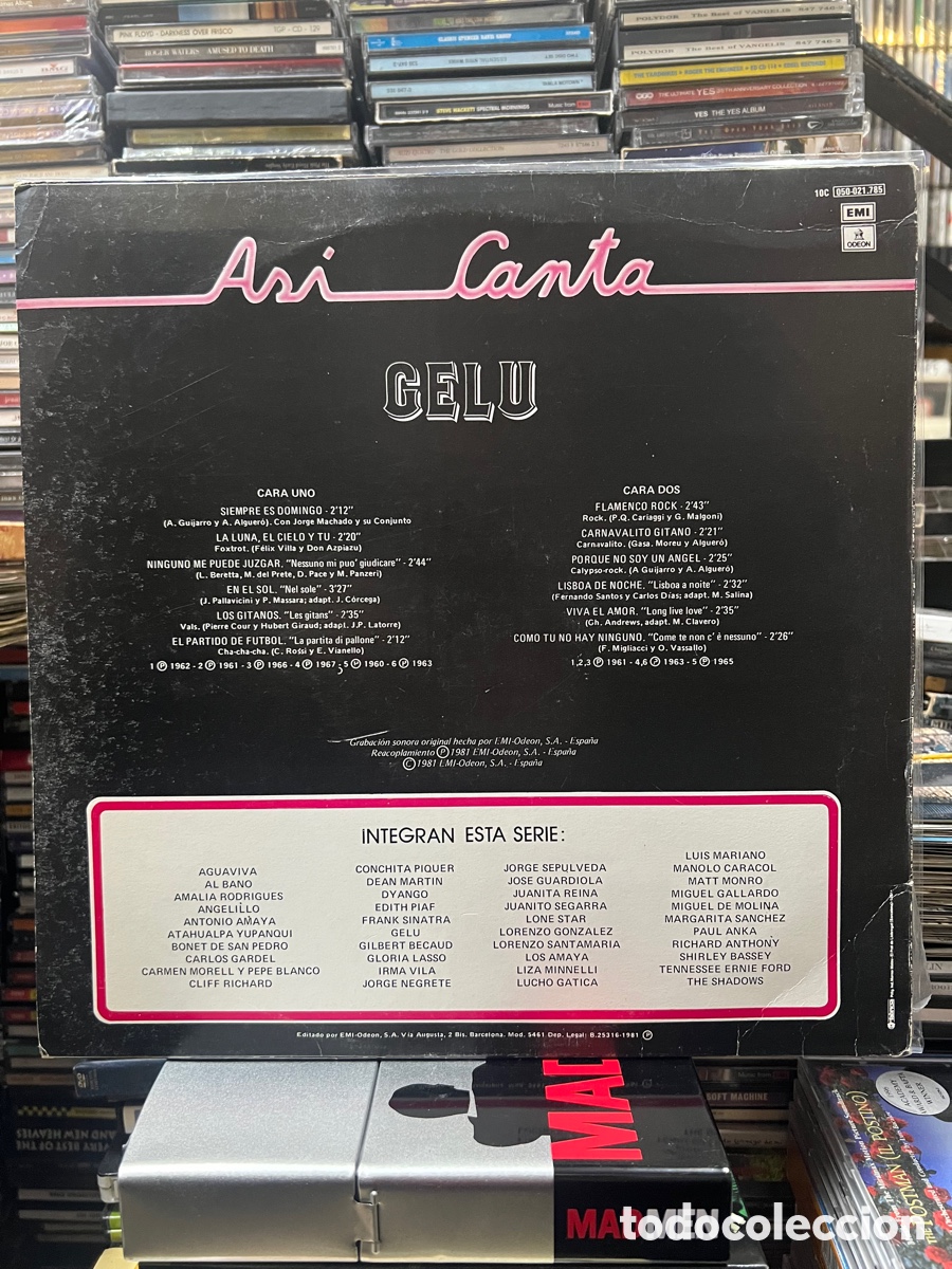 Discos de vinilo: Gelu As&iacute; canta - Foto 2