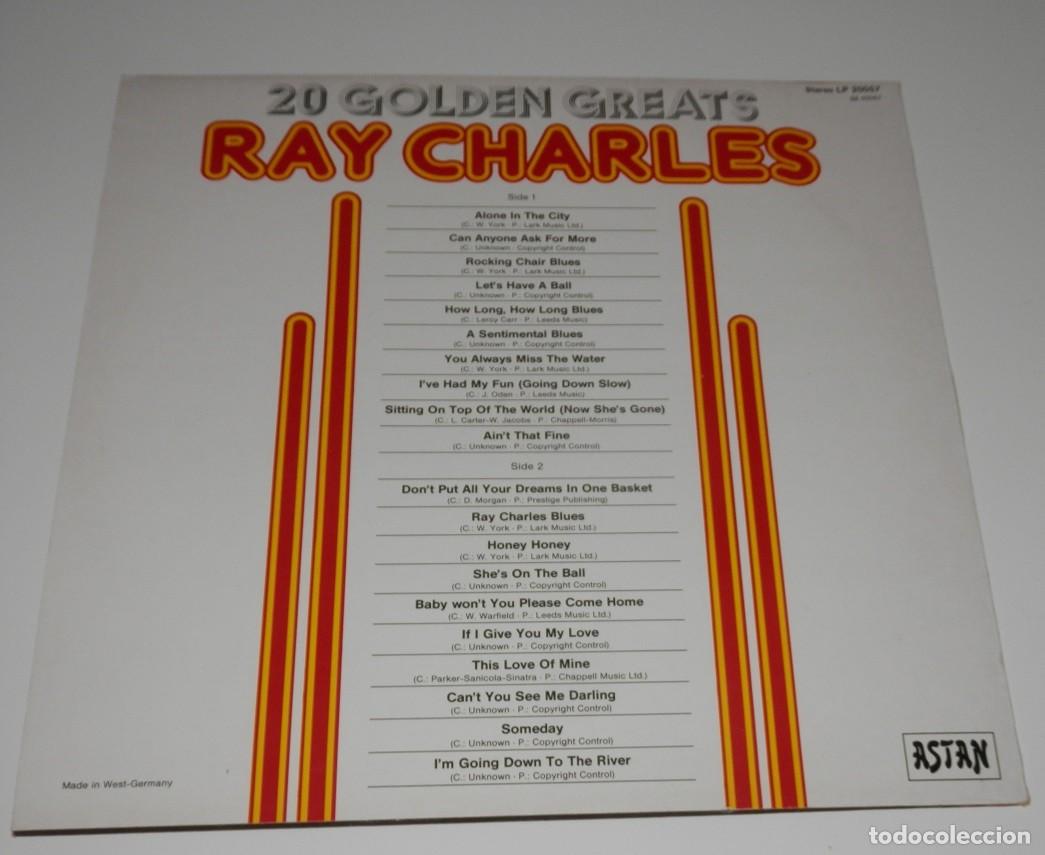 Discos de vinilo: DISCO LP DE VINILLO DE RAY CHARLES - Foto 2