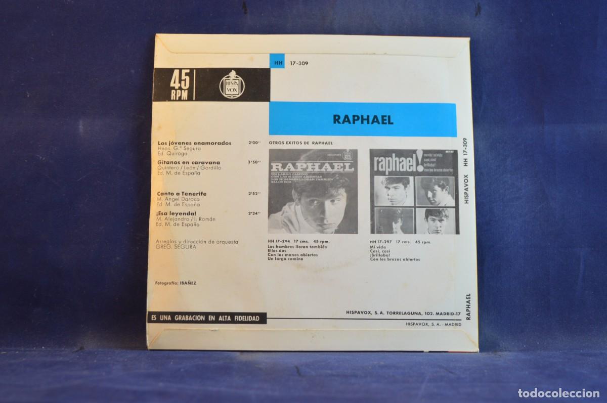Discos de vinilo: RAPHAEL - CANTYO A TENERIFE +3 - EP - Foto 2