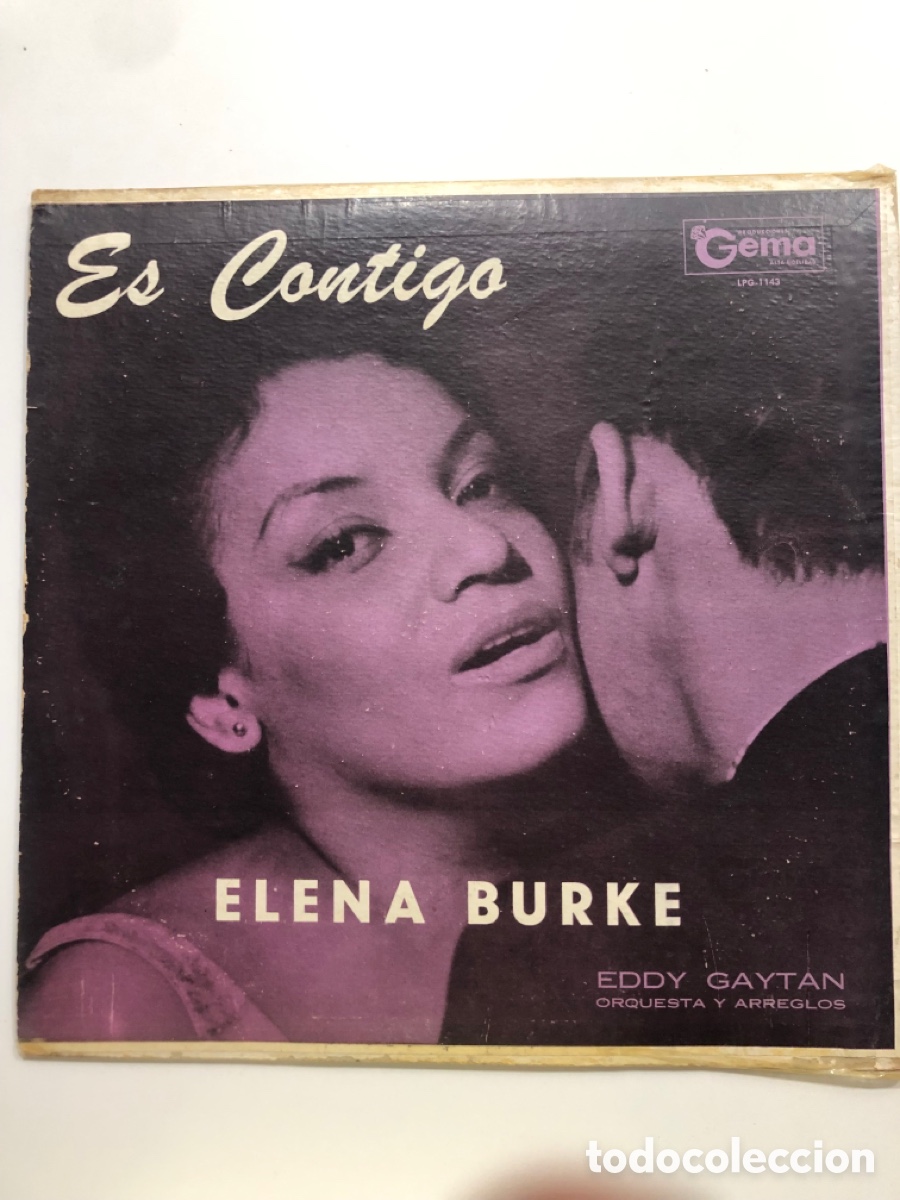 Disques de vinyle: Disco lo Gemma cuba Elena burke y Eddy gaytan es contigo&hellip;